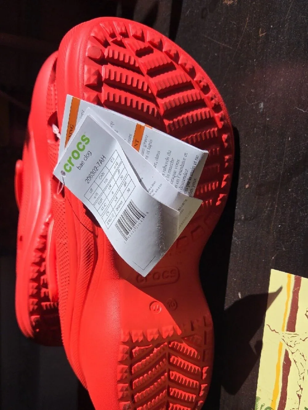 CROCS Platform Bae Clog in Red
